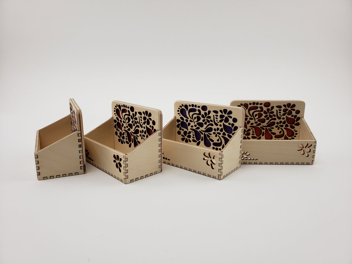 Tropical Floral Business Card Holder