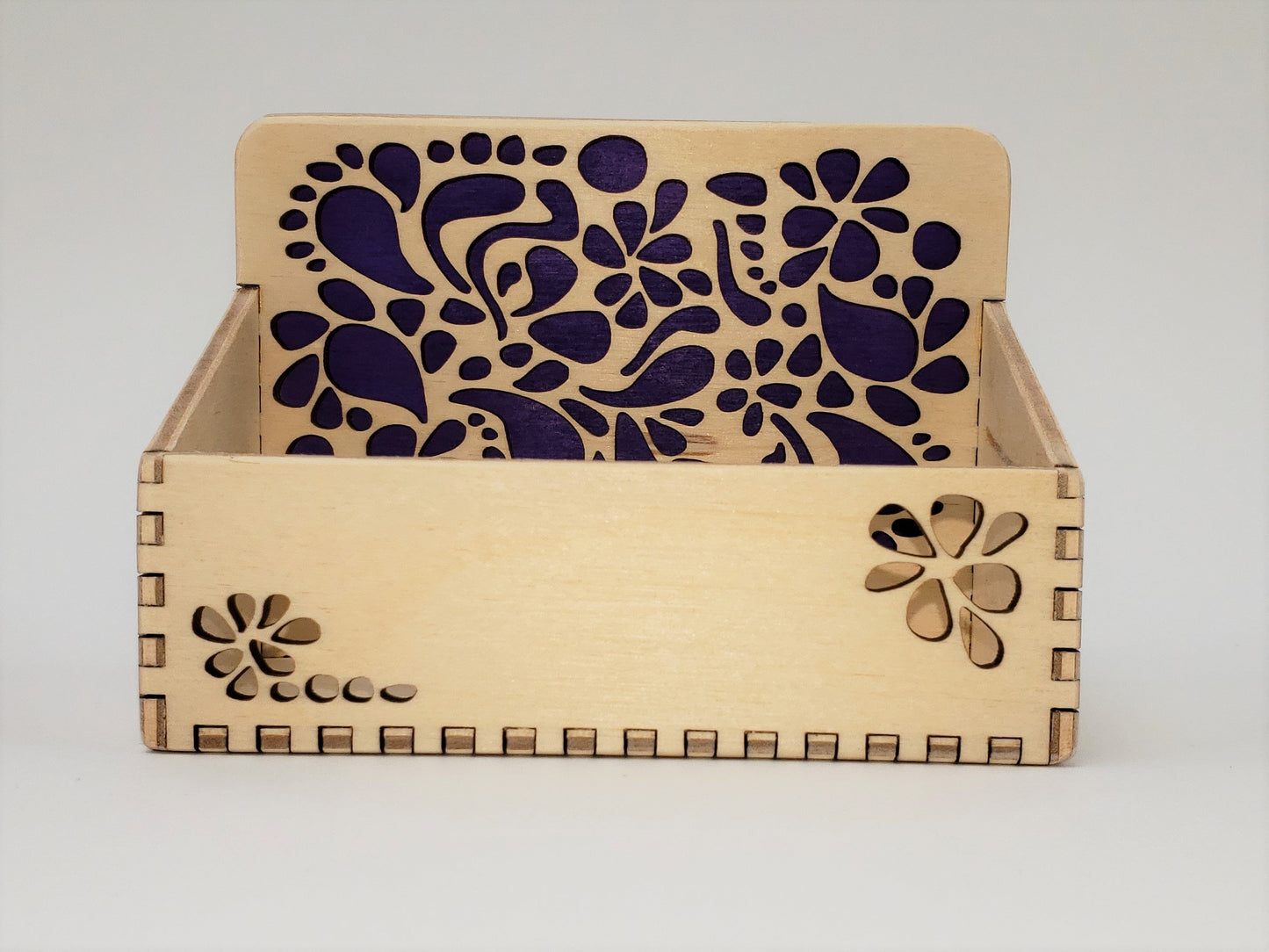 Tropical Floral Business Card Holder