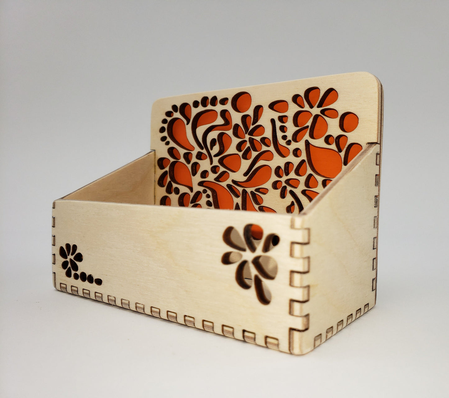 Tropical Floral Business Card Holder