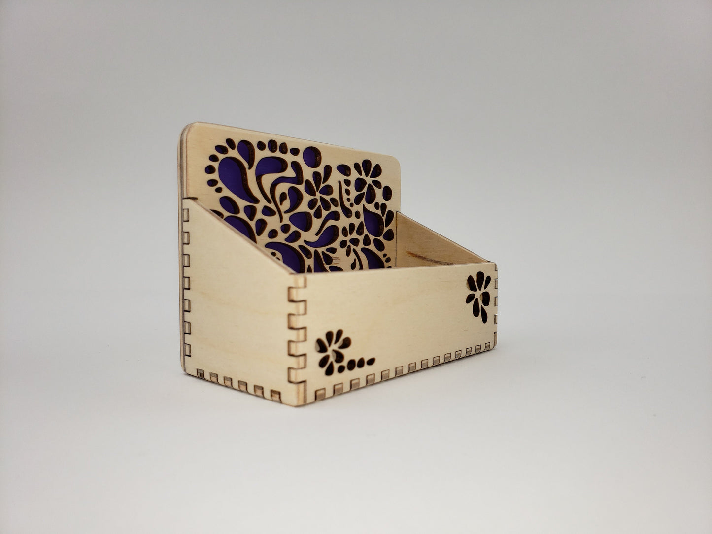 Tropical Floral Business Card Holder