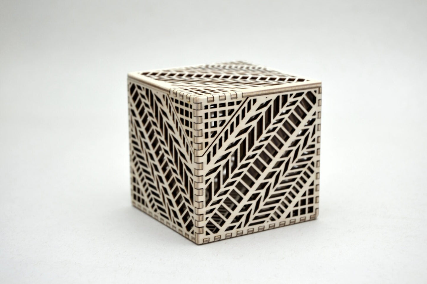 Stripy Wooden Box