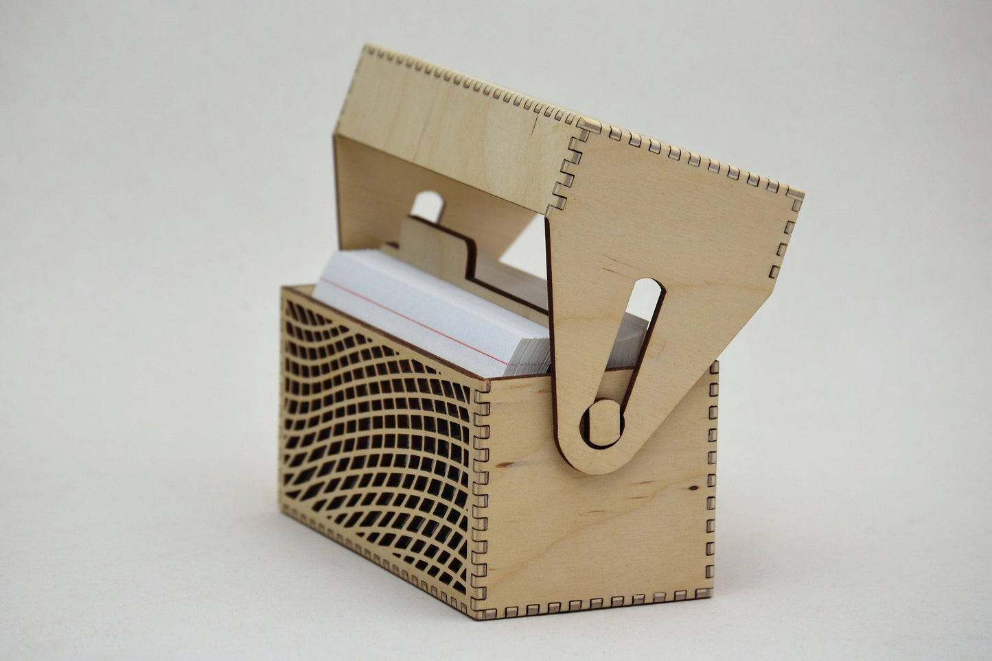 Wave Mesh Recipe Card Box