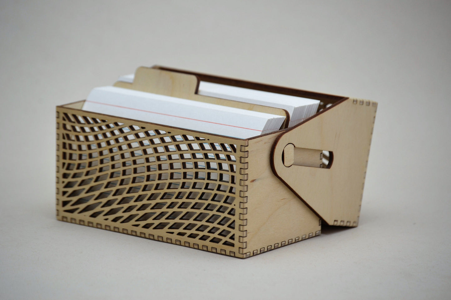 Wave Mesh Recipe Card Box