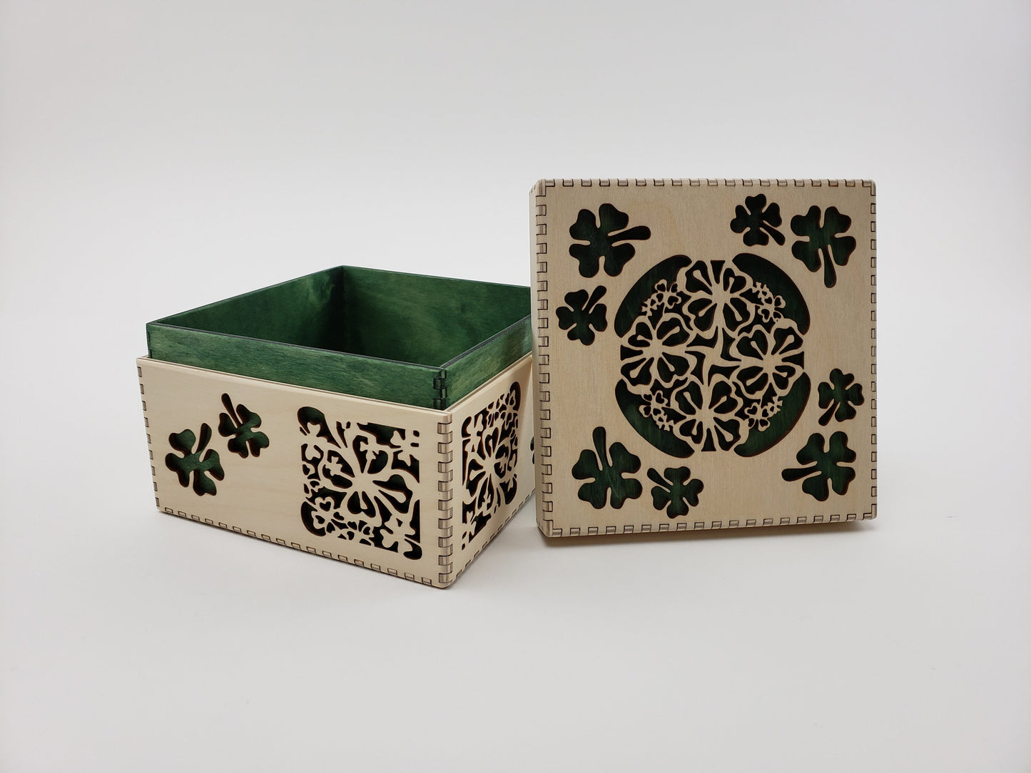 Large Shamrock Box